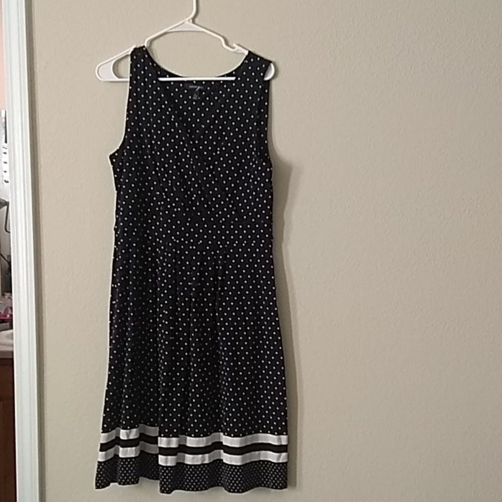 Lands end no sleeve dress.